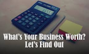 calculator with words, what is your business worth?